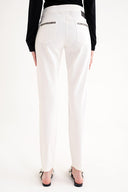 White Metal detail  pocket pants 41247
