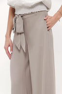 Mink Patterned wide cut Pants viscose Pants 41250