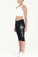 Navy Blue Logo printed leggings  41252