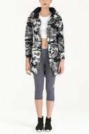 Gray Logo printed leggings  41252