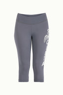 Gray Logo printed leggings  41252