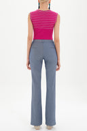 Navy Blue Straight cut cargo Pants 41268