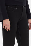 Black Slim fit  five pocket pants 41269