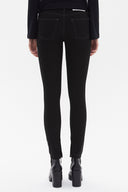 Black Slim fit  five pocket pants 41269