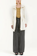 Black High waist  wide cut pants 41302