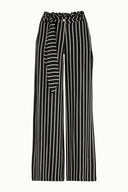 Black High waist  wide cut pants 41302