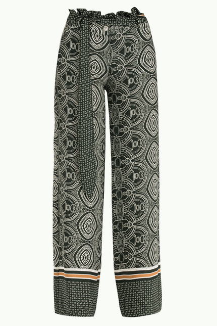 Yüksek Bel Bol Kesim Pantolon 41302