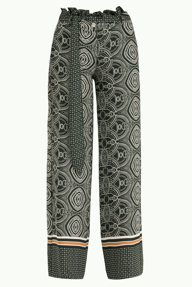 Yüksek Bel Bol Kesim Pantolon 41302