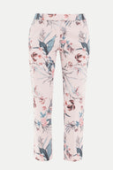 Patterned Low- cut  and straight cut pants 41304