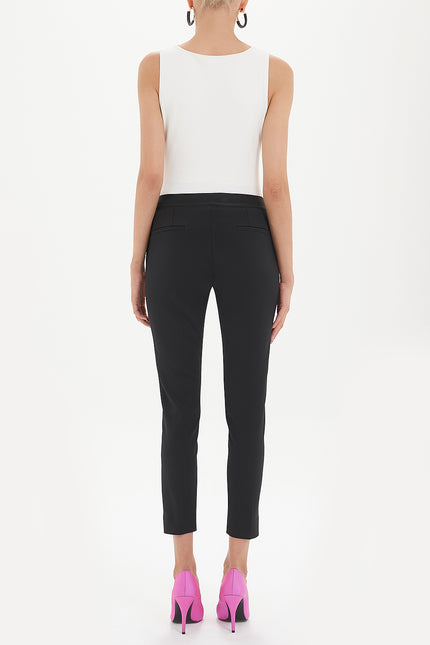 Beli Lastikli Dar Kesim Pantolon 41311