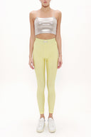 Yellow Woven  leggings 41322