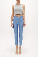 Blue Woven  leggings 41322