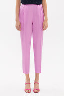 Lilac Elastic wide cut pants 41341