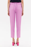 Lilac Elastic wide cut pants 41341