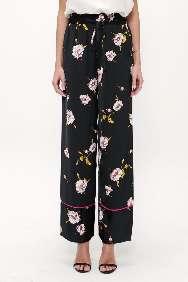 Beli Lastikli Bol Kesim Pantolon 41344
