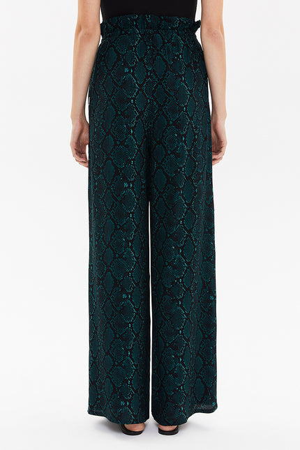Beli Lastikli Bol Paça Pantolon 41345