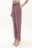 Plum Elastic wide cut pants 41348