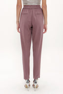 Plum Elastic wide cut pants 41348