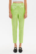 Green Elastic waist pants 41356