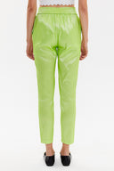 Green Elastic waist pants 41356