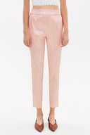 Salmon Elastic waist pants 41356