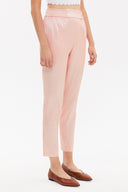 Salmon Elastic waist pants 41356