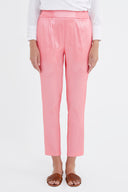 Pink Elastic waist pants 41356