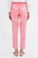 Pink Elastic waist pants 41356