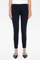 Black Elastic waist treggings 41367