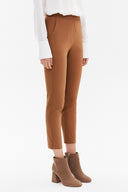 Camel Hair Five pocket trousers with elastic waist 41368