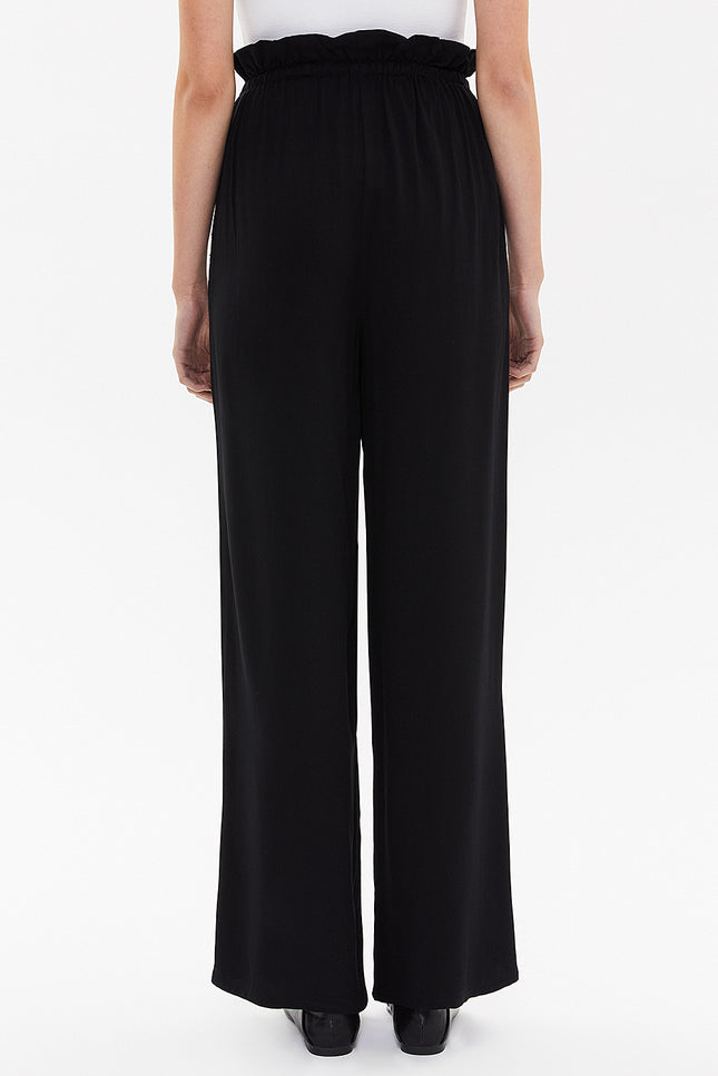 Bol Kesim Beli Lastikli Pantolon 41369