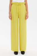 Light Olive Green Wide cut elastic waist pants 41369