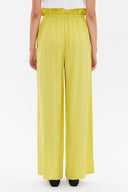 Light Olive Green Wide cut elastic waist pants 41369
