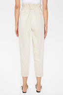 Milky Brown High waist  Pleated pants 41370