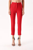 Red Five pocket  leg trousers 41643