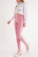 Pink Elasticated waist leggings 41644