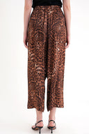 Mink Loose fit trousers with elastic waist 41646
