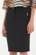 Black Slim fit skirt 80283