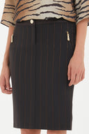 Brown Slim fit skirt 80283