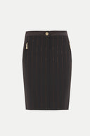 Brown Slim fit skirt 80283