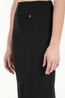 Black Slim fit pencil skirt 80337