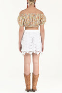 White Laced skirt 80384