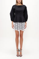 Black White Laced skirt 80384