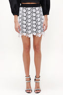 Black White Laced skirt 80384
