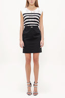 Black Cotton skirt 80386