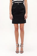 Black Cotton skirt 80386