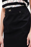 Black Cotton skirt 80386