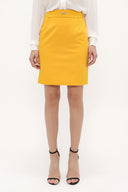 Yellow Cotton skirt 80386