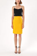 Yellow Pencil skirt 80404