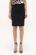 Black Slim fit skirt 80461